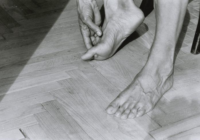 Anna Daučíková, My Feet – crossword II, 1993-1994/2017, © the Artist