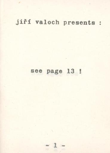 jiri valoch presents: see page 13!