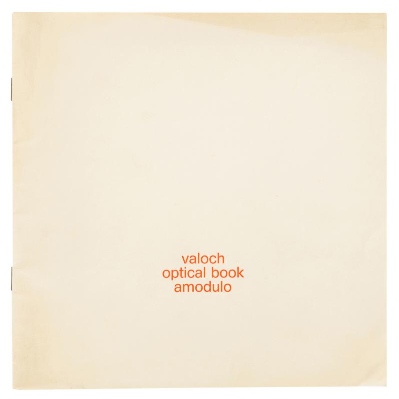 valoch - optical book – amodulo, 1970