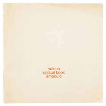 valoch - optical book – amodulo, 1970