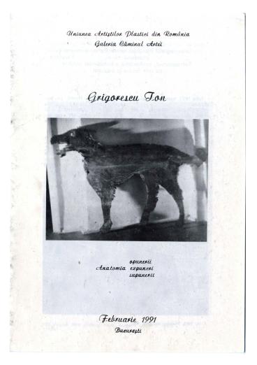 Anatomia. Ion Grigorescu, 1991