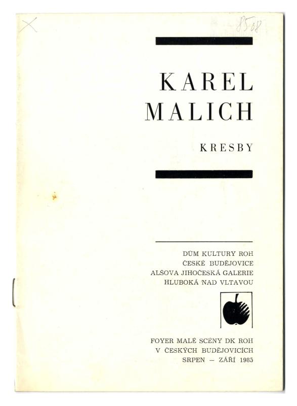 Karel Malich: Kresby, 1985