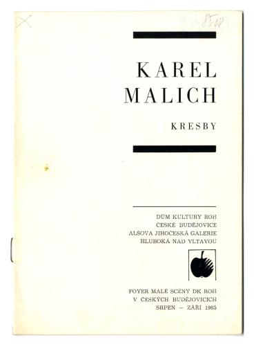 Karel Malich: Kresby, 1985