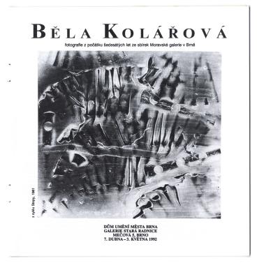 Béla Kolářová, 1992