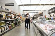 Manuel Pelmuş, The Gate of the Kiss, 2008/2019 at Lidl food market (former Generali Foundation) ...