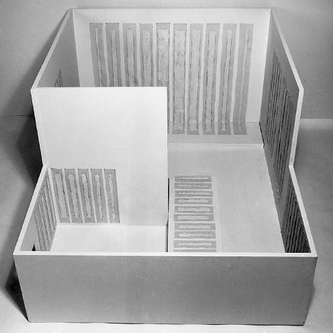 Exhibition model for the Gremium in Bratislava, 1974–1975 (unrealized)