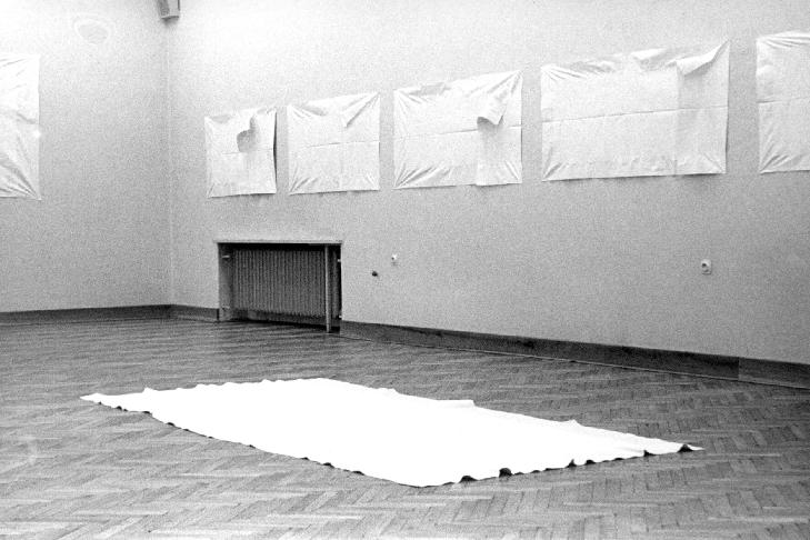 Stano Filko, Miloš Laky, Ján Zavarský, “White Space in White Space / Biely priestor v bielom pr ...