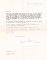 Letter from Heidsieck