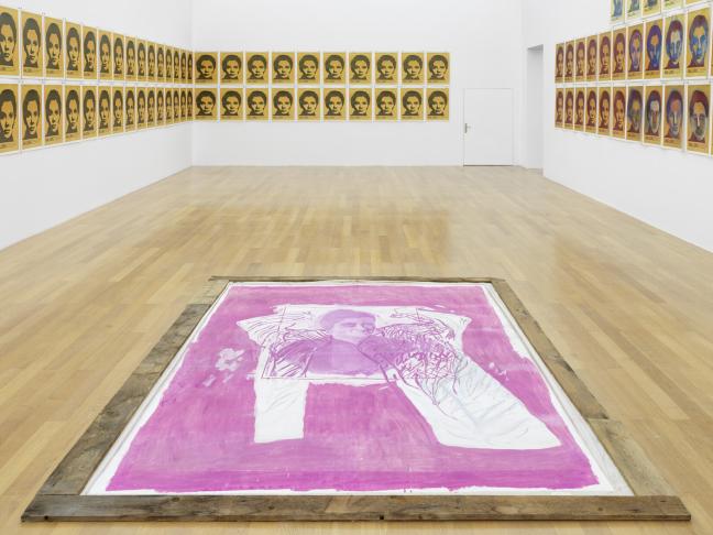 Self-Portrait (1 to 200), 2000; Self-Portrait, poster for solo exhibition, Szent István Múzeu ...