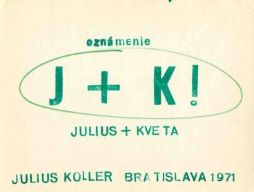 J + K, Július + Kveta (U.F.O.)