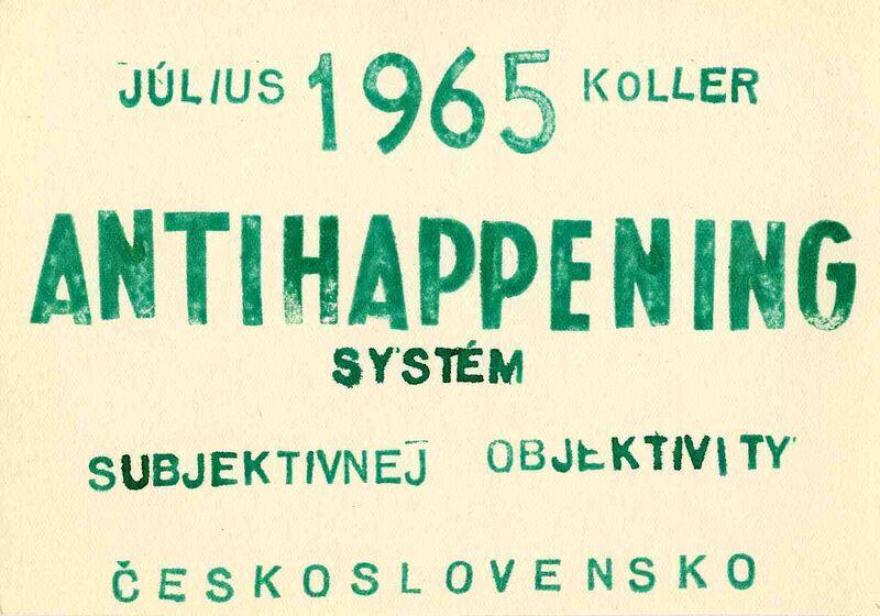 Systém Subjektίvnej Objektivity (Antihappening)