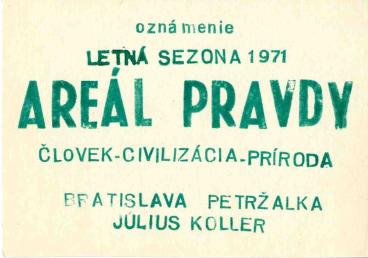 Areál Pravdy, Človek – Civilizácia – Priroda (U.F.O.)